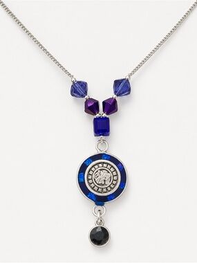 Vintage Mexico Sterling Silver Mayan Calendar Pendant Necklace OOAK Artisan  Mex